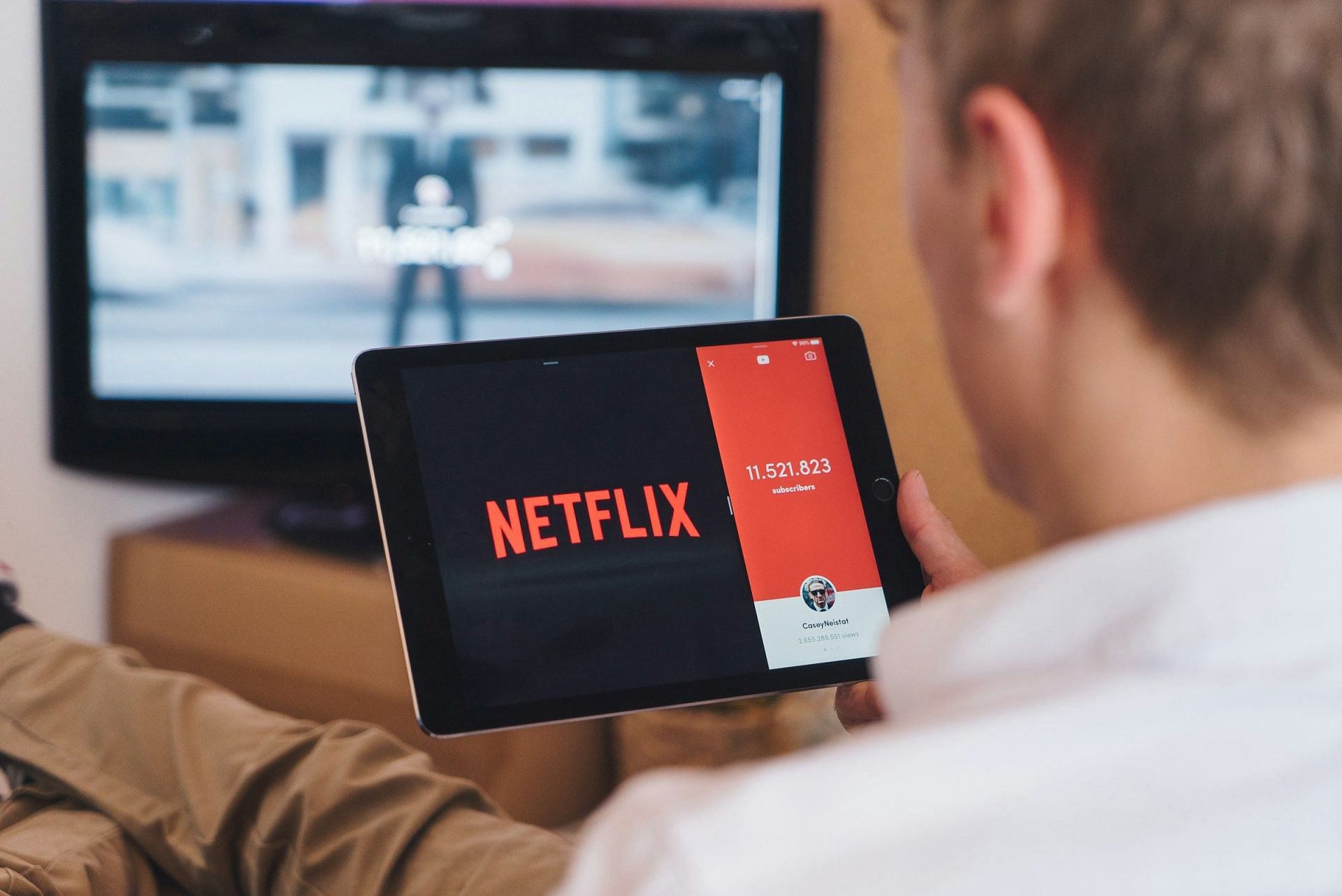 Watching movies and TV shows (Image via Unsplash /Cardmapr)